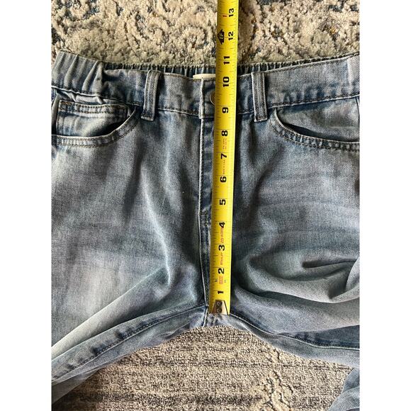 Angels of Difference Light Wash Distressed Straight Leg Jean Sz 10/30 - Picture 11 of 11